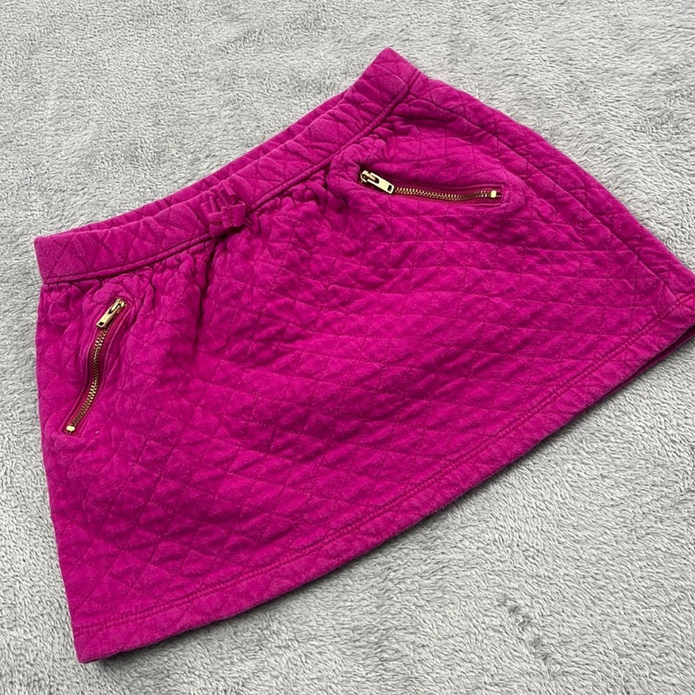 Gymboree 6 100% Cotton Quilted Pink Skirt